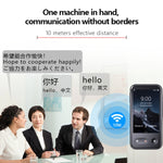 T7 4G Smart Voice / Foto / Registrazione Traduzione Macchina di traduzione WIFI Supporta 138 lingue, T7 Black