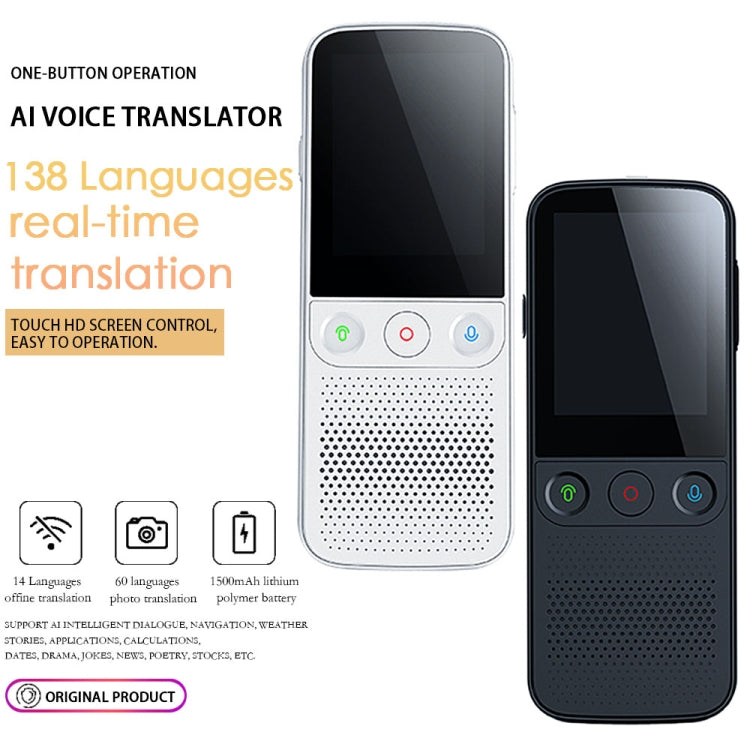 Traduttore T10Pro WiFi Intelligenza Artificiale 138 Lingue