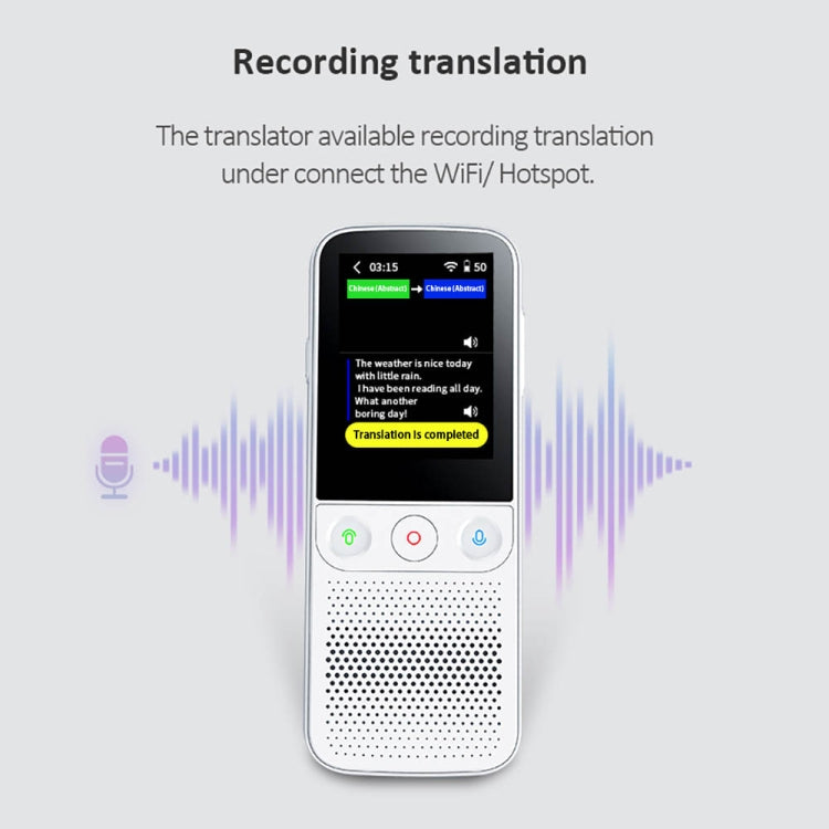Traduttore T10Pro WiFi Intelligenza Artificiale 138 Lingue