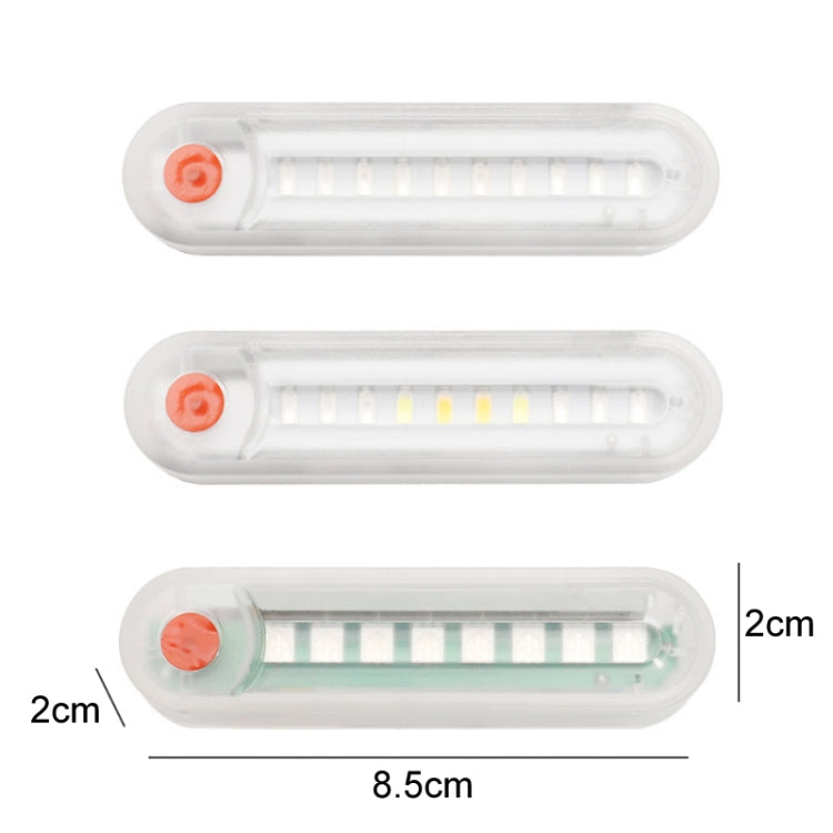 Spia stroboscopica solare anti-collisione per auto elettrica per moto, Red Light, Blue Light, Colorful Light, Bright Colorful Light