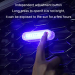 Spia stroboscopica solare anti-collisione per auto elettrica per moto, Red Light, Blue Light, Colorful Light, Bright Colorful Light