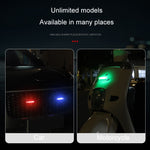 Spia stroboscopica solare anti-collisione per auto elettrica per moto, Red Light, Blue Light, Colorful Light, Bright Colorful Light