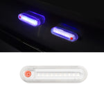 Spia stroboscopica solare anti-collisione per auto elettrica per moto, Red Light, Blue Light, Colorful Light, Bright Colorful Light