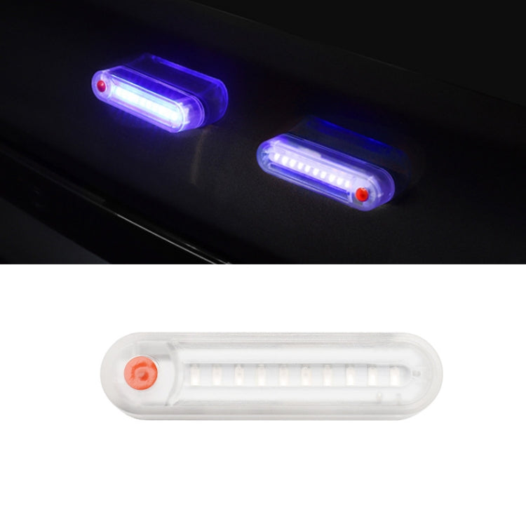 Spia stroboscopica solare anti-collisione per auto elettrica per moto, Red Light, Blue Light, Colorful Light, Bright Colorful Light