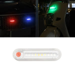 Spia stroboscopica solare anti-collisione per auto elettrica per moto, Red Light, Blue Light, Colorful Light, Bright Colorful Light