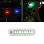 Spia stroboscopica solare anti-collisione per auto elettrica per moto, Red Light, Blue Light, Colorful Light, Bright Colorful Light