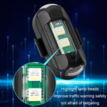 Vibrazione Telecomando Induzione Moto Wireless Forte luce magnetica di avvertimento, 1 Light +1 RC, 2 Light +1 RC, 4 Light +1 RC