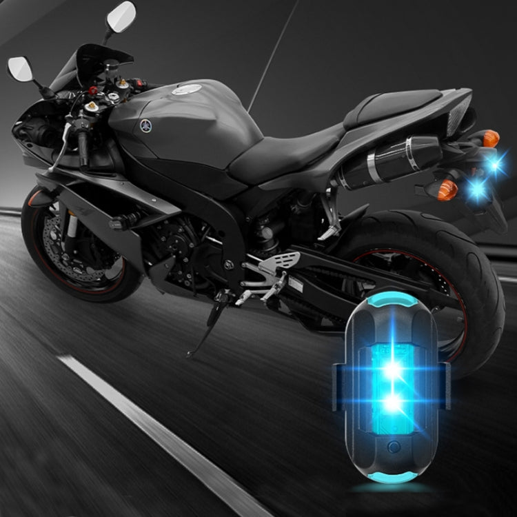 Vibrazione Telecomando Induzione Moto Wireless Forte luce magnetica di avvertimento, 1 Light +1 RC, 2 Light +1 RC, 4 Light +1 RC