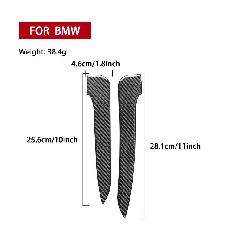 Per BMW Serie 8 G14 2019-2024 2 pezzi/set Adesivi antigraffio per specchietto retrovisore con guida a destra, Right-hand Drive