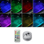 Modifica dell'auto Luce colorata dell'atmosfera del telecomando senza fili, 1 Light +1 RC, 2 Lights +1 RC, 4 Lights +1 RC, 8 Lights +1 RC