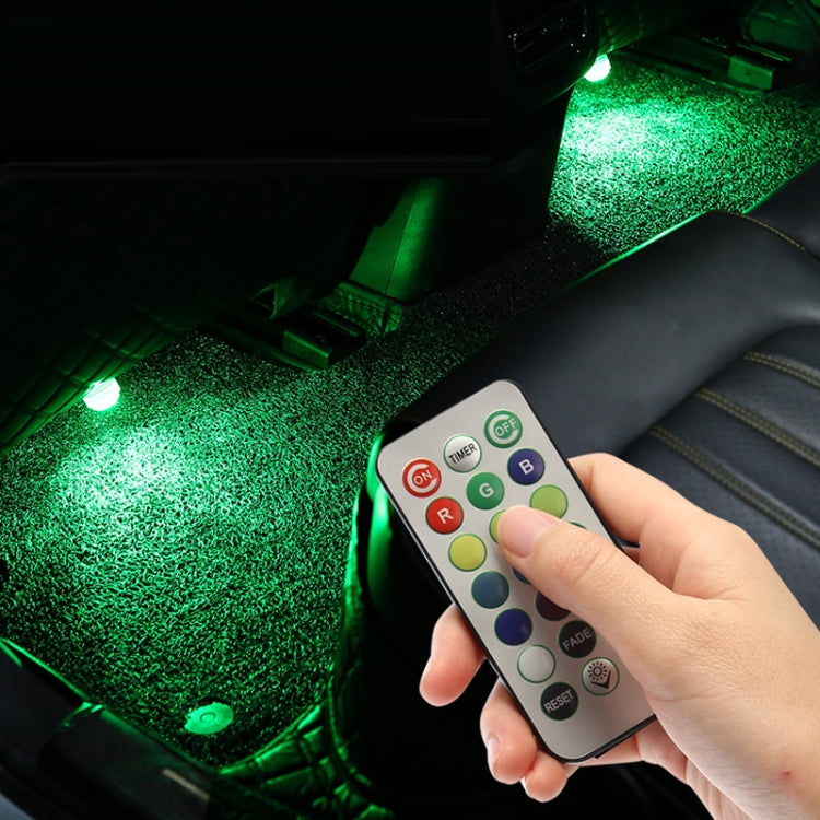 Modifica dell'auto Luce colorata dell'atmosfera del telecomando senza fili, 1 Light +1 RC, 2 Lights +1 RC, 4 Lights +1 RC, 8 Lights +1 RC