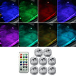 Modifica dell'auto Luce colorata dell'atmosfera del telecomando senza fili, 1 Light +1 RC, 2 Lights +1 RC, 4 Lights +1 RC, 8 Lights +1 RC