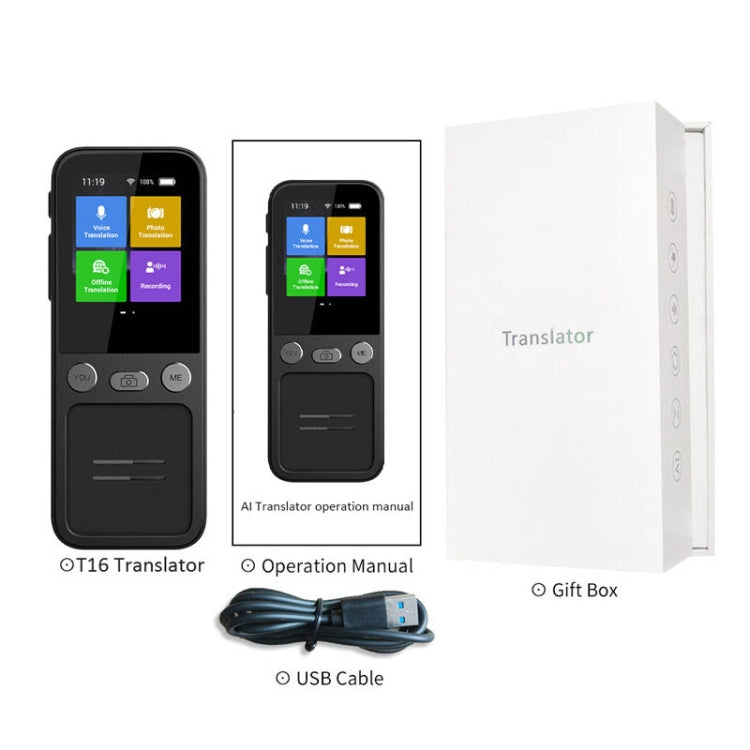 Traduttore portatile T16 AI 138 lingue 14 offline