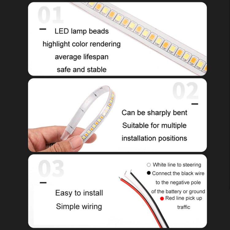 Decorazione per specchietto retrovisore per auto LED Streamer Indicatori di direzione, lunghezza:, 14cm A Pair, 18cm A Pair