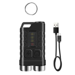 Portachiavi V3 Light Mini torcia ricaricabile USB a luce forte