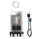 Portachiavi V3 Light Mini torcia ricaricabile USB a luce forte
