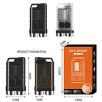 Portachiavi V3 Light Mini torcia ricaricabile USB a luce forte