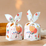 1 borsa Sacchetti per imballaggio di caramelle Sacchetti regalo per biscotti da forno, Little Rabbit and Bear, White Rainy Animal, Space Rabbit, Strawberry Flower, Blue Bunny Girl, Pink Rabbit Flower, Fresh Flower, Colorful Abstract Strip, Green White ...