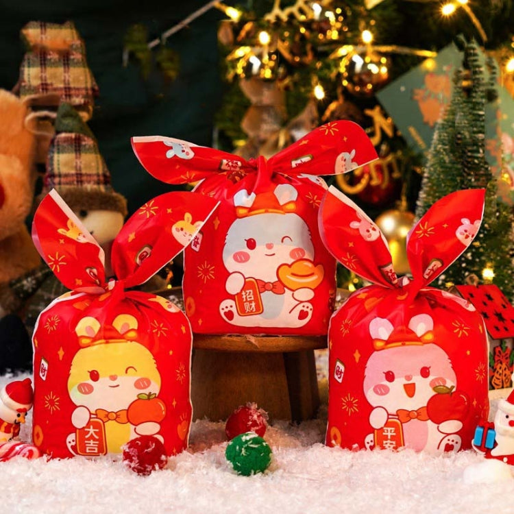 1 borsa Sacchetti per imballaggio di caramelle Sacchetti regalo per biscotti da forno, Little Rabbit and Bear, White Rainy Animal, Space Rabbit, Strawberry Flower, Blue Bunny Girl, Pink Rabbit Flower, Fresh Flower, Colorful Abstract Strip, Green White ...