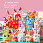 1 borsa Sacchetti per imballaggio di caramelle Sacchetti regalo per biscotti da forno, Little Rabbit and Bear, White Rainy Animal, Space Rabbit, Strawberry Flower, Blue Bunny Girl, Pink Rabbit Flower, Fresh Flower, Colorful Abstract Strip, Green White ...