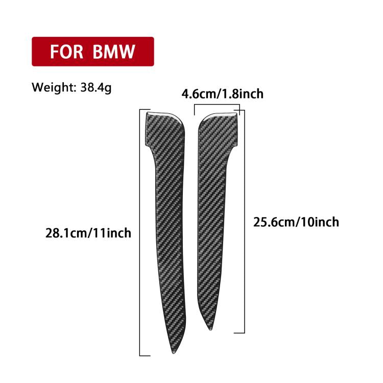 Per BMW Serie 8 G14 2019-2024 2 pezzi/set adesivi antigraffio per specchietto retrovisore con guida a sinistra, Left-hand Drive