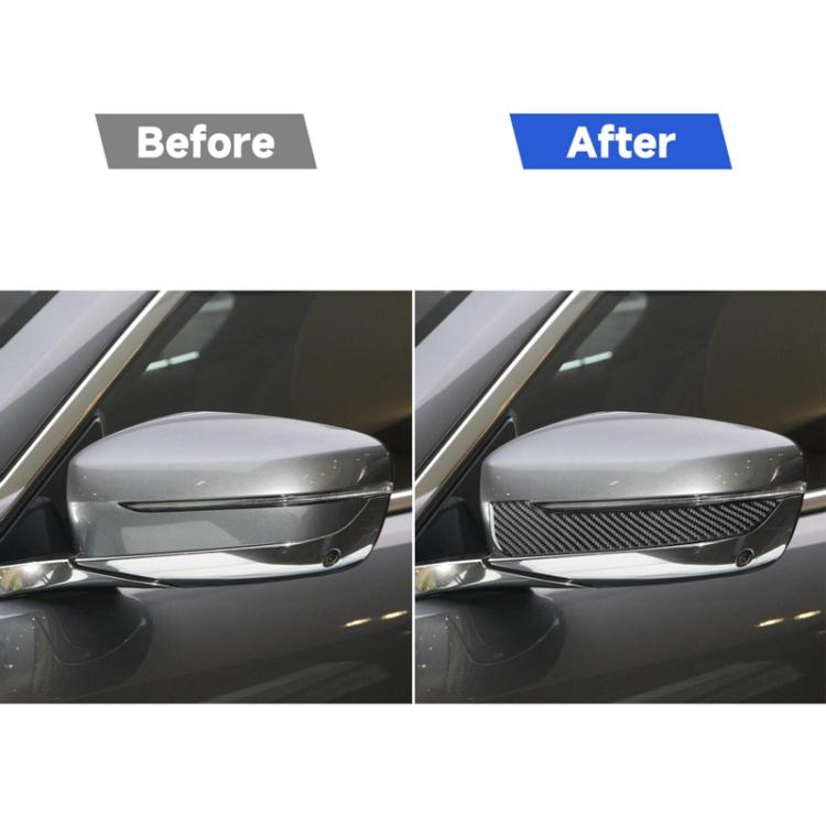 Per BMW Serie 8 G14 2019-2024 2 pezzi/set adesivi antigraffio per specchietto retrovisore con guida a sinistra, Left-hand Drive