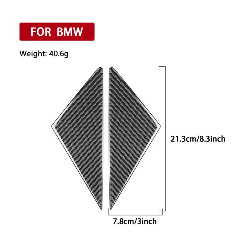 Per BMW Serie 8 G14 2019-2024, 2 pezzi/set adesivi universali per montante anteriore per guida a sinistra e a destra