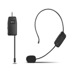 Microfono wireless UHF con amplificatore e lavalier