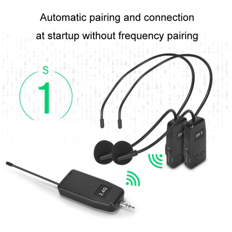 Microfono wireless UHF con amplificatore e lavalier