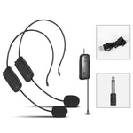 Microfono wireless UHF con amplificatore e lavalier