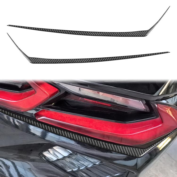 Adesivo per la finitura inferiore dei fanali posteriori per Chevrolet Corvette C8, 2 pezzi/set