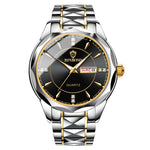 BINBONG B5552 Luminoso orologio al quarzo con calendario aziendale multifunzionale