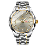 BINBONG B5552 Luminoso orologio al quarzo con calendario aziendale multifunzionale