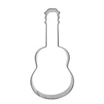Cerchio per mousse fondente in acciaio inossidabile con stampo per biscotti da forno a forma di chitarra da 5 pezzi, Guitar Shape