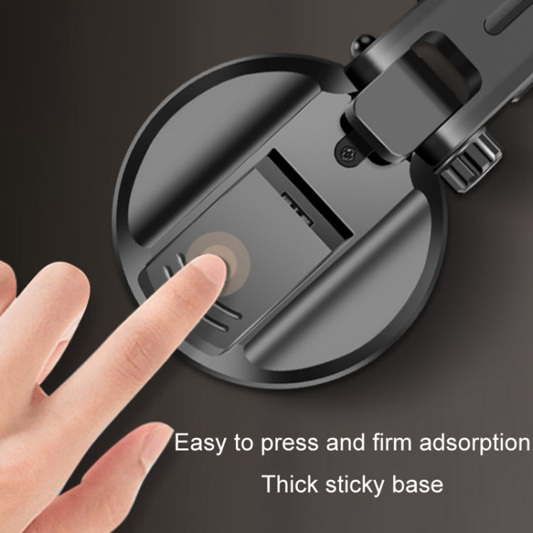 Ventosa telescopica per auto Fondo in gomma Forte supporto magnetico per cellulare, Magnetic Mobile Phone Holder