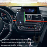 Adattatore per ricevitore Bluetooth per auto AUX Ricevitore audio da 3,5 mm, Bluetooth 5.0 Adapter