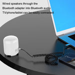 Adattatore per ricevitore Bluetooth per auto AUX Ricevitore audio da 3,5 mm, Bluetooth 5.0 Adapter