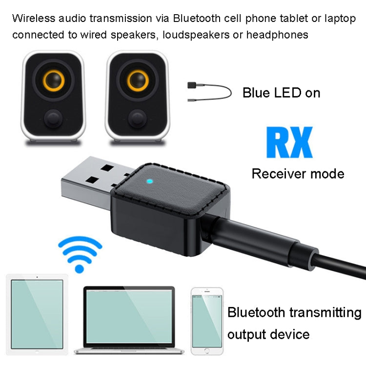 Ricevitore Bluetooth USB RX-TX-413 Lancia l'adattatore 2 in 1, RX-TX-413 Black, RX-TX-413 White