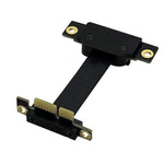 PCI-E 3.0 da 1X a 1X scheda grafica inversa a 90 gradi/scheda di rete wireless/cavo di prolunga scheda di conversione, 1X To 1X Length: 5cm