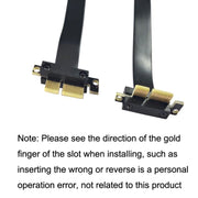 PCI-E 3.0 da 1X a 1X scheda grafica inversa a 90 gradi/scheda di rete wireless/cavo di prolunga scheda di conversione, 1X To 1X Length: 5cm