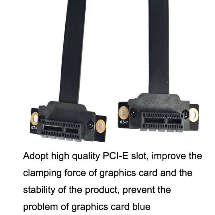 PCI-E 3.0 da 1X a 1X scheda grafica inversa a 90 gradi/scheda di rete wireless/cavo di prolunga scheda di conversione, 1X To 1X Length: 5cm
