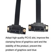 PCI-E 3.0 da 1X a 1X scheda grafica inversa a 90 gradi/scheda di rete wireless/cavo di prolunga scheda di conversione, 1X To 1X Length: 5cm