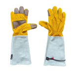 Guanti da giardinaggio spessi estesi in pelle Guanti da lavoro per saldatore, Gold Original White L, Gold White M, Gold White L, Gold White XL