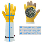 Guanti da giardinaggio spessi estesi in pelle Guanti da lavoro per saldatore, Gold Original White L, Gold White M, Gold White L, Gold White XL
