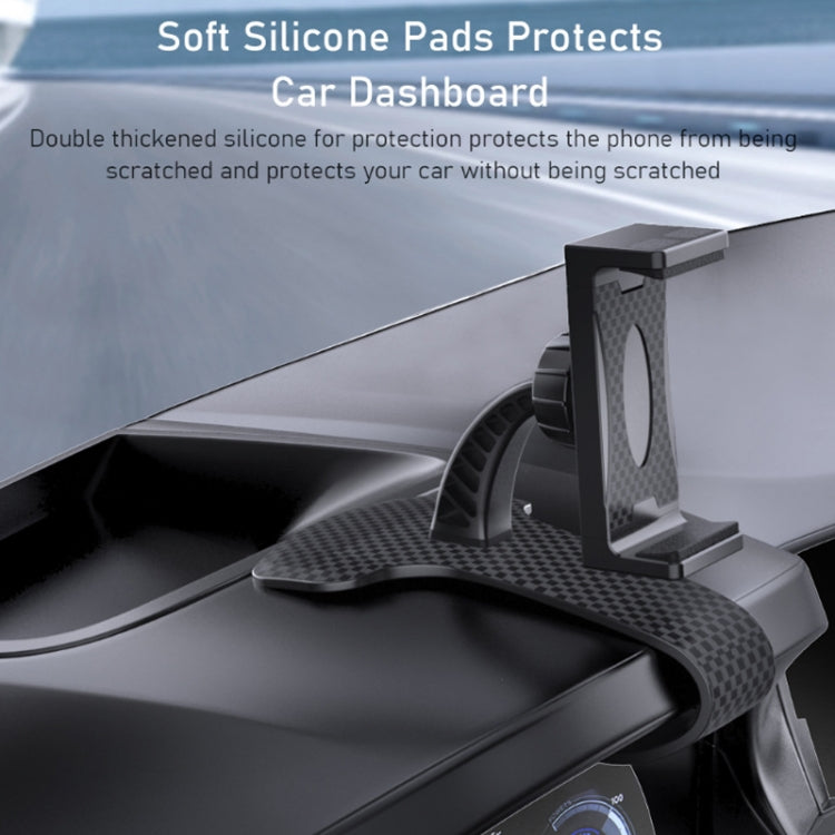 Supporto per cellulare a scatto per navigazione sul cruscotto dell'auto
