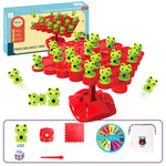 Bambini impilabili Divertimento Double Interactive Balance Top Tower, Stile:, Frog English Color Box Balance Tree, Frog Balance Battle