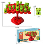 Bambini impilabili Divertimento Double Interactive Balance Top Tower, Stile:, Frog English Color Box Balance Tree, Frog Balance Battle