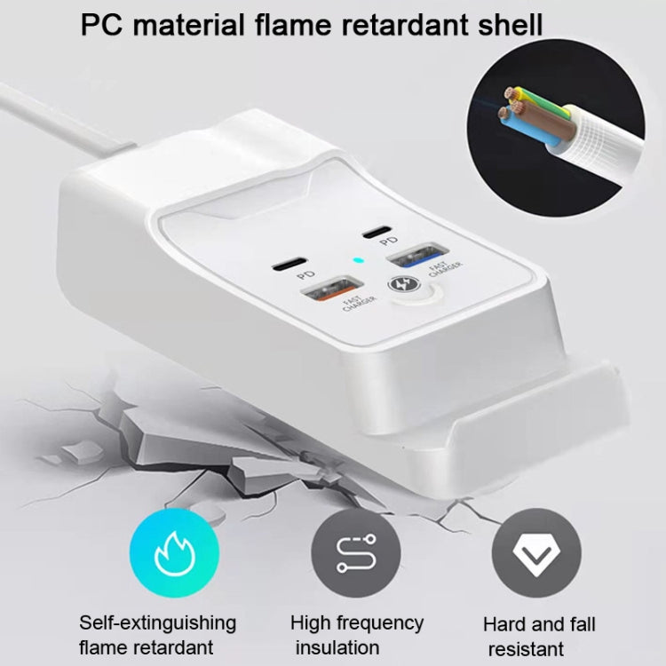 Caricatore rapido 20W Dual USB-C con Hub 4 porte