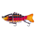 HENGJIA JM062 Esche finte per pesci a 7 sezioni Esche da pesca VIB Minnow, JM062 (1), JM062 (2), JM062 (3), JM062 (4), JM062 (5), JM062 (6), JM062 (7), JM062 (8), JM062 (9), JM062 (10), JM062 (11), JM062 (12), JM062 (13), JM062 (14)