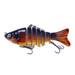 HENGJIA JM062 Esche finte per pesci a 7 sezioni Esche da pesca VIB Minnow, JM062 (1), JM062 (2), JM062 (3), JM062 (4), JM062 (5), JM062 (6), JM062 (7), JM062 (8), JM062 (9), JM062 (10), JM062 (11), JM062 (12), JM062 (13), JM062 (14)